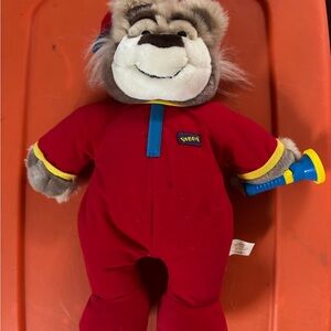 Tyco—Vintage 1997 Bedtime Bubba Talking Bear PlushToy with Flashlight